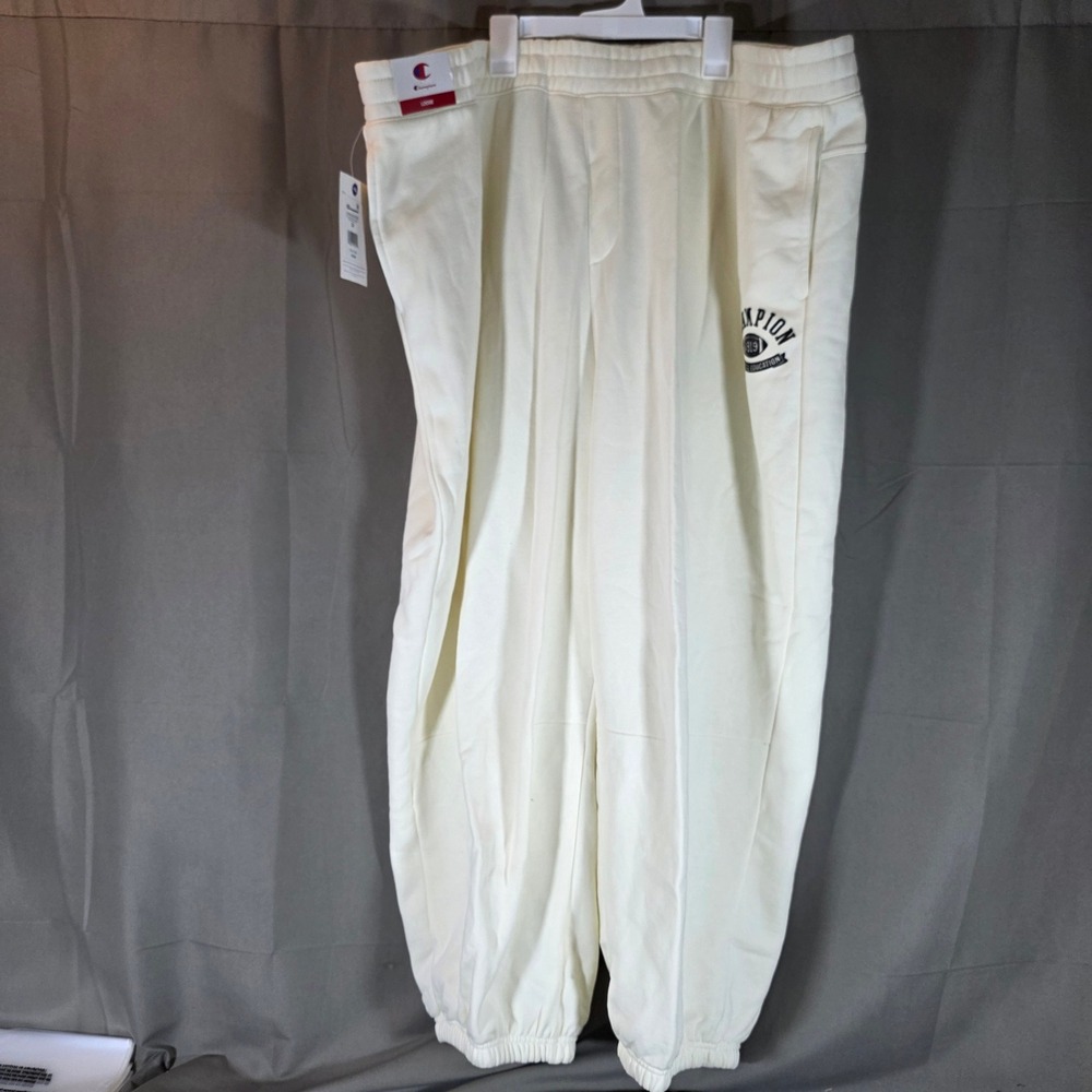 Champion Phys Ed‎ Cropped Baggy Pants Unbleached Cotton Cream 3X CPW253PA07009